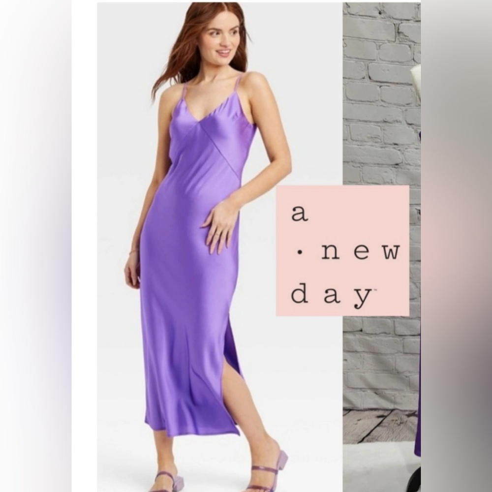 Women's Midi Slip Dress - A New Day - size small - NWT